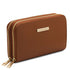 Gaia - Double zip around leather wallet